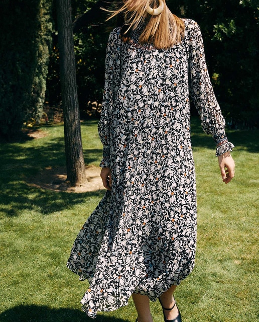 Vestido largo estampado · Sfera · El Corte Inglés