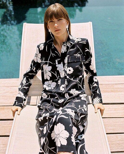 Vestido camisero estampado · Sfera · El Corte Inglés