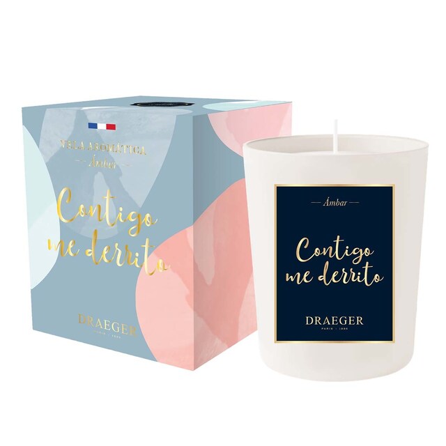 Imagen 0 de Vela Fragancia Ámbar Contigo me Derrito Draeger