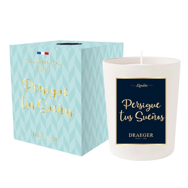 Imagen 0 de Vela Fragancia Algodón Persigue tus Sueños Draeger