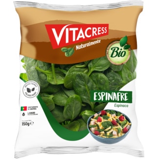 Espinafre Biológico embalagem 150 g - Vitacress