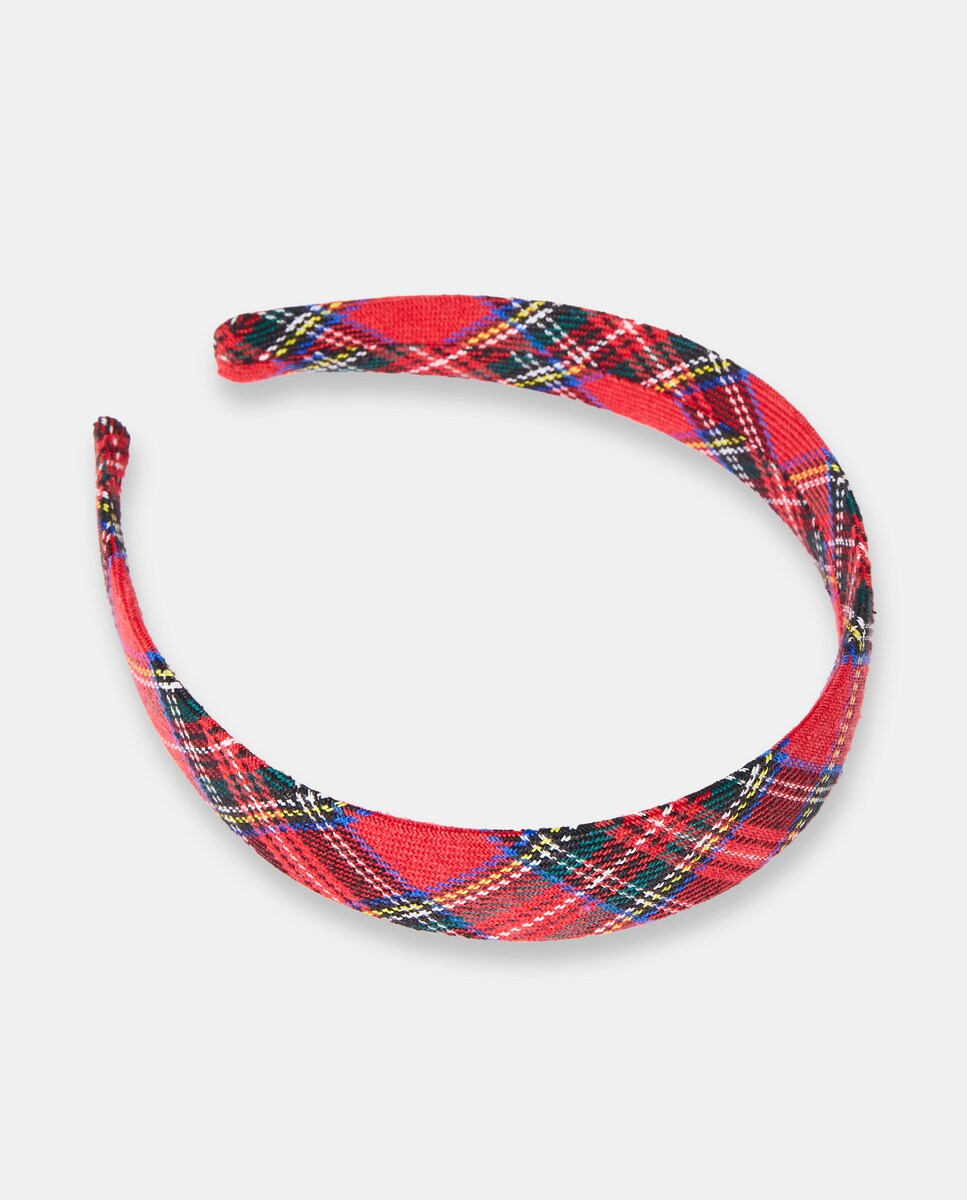 Serretête tissu écossais