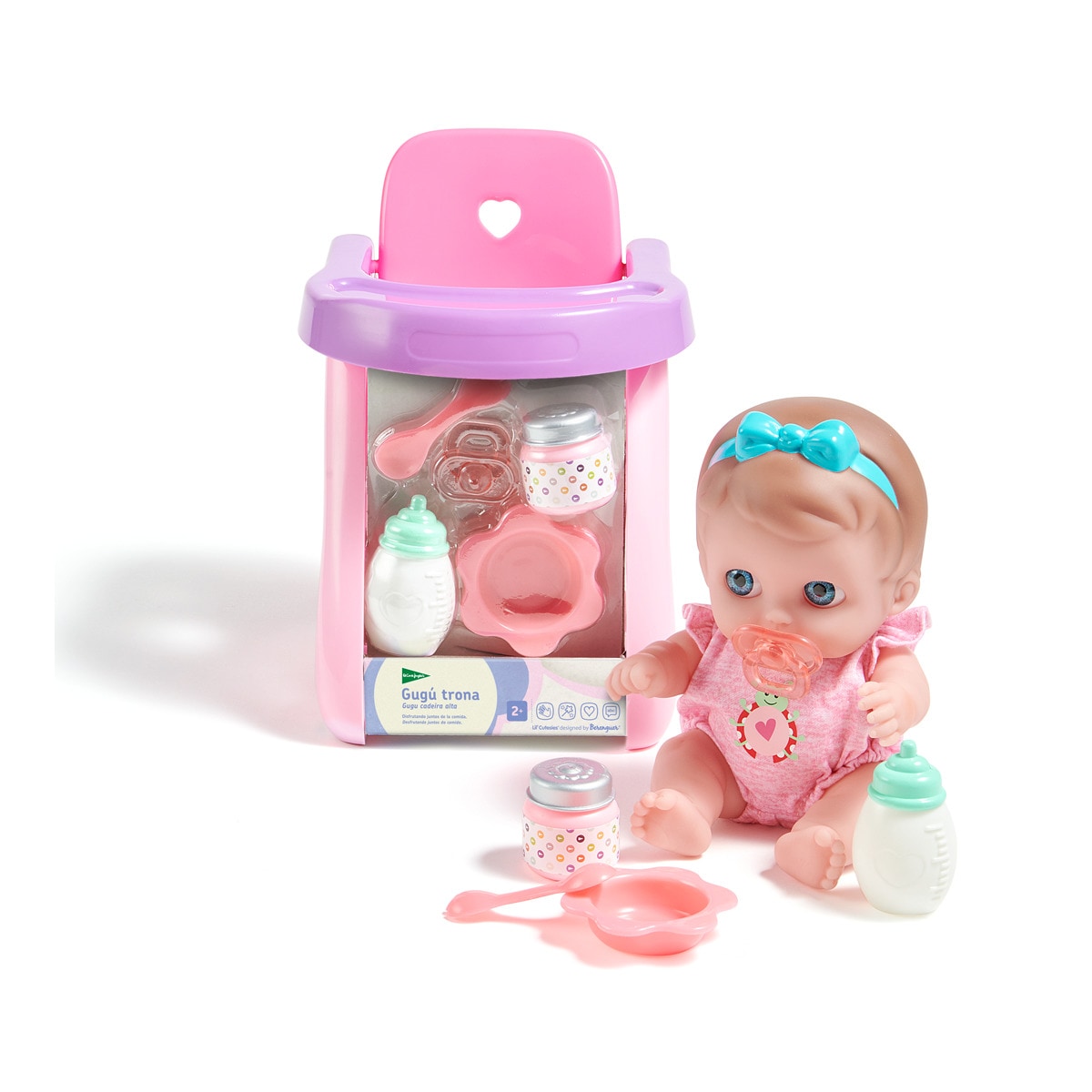 Boneca com cadeira alta 22,5 Cm El Corte Inglés 1
