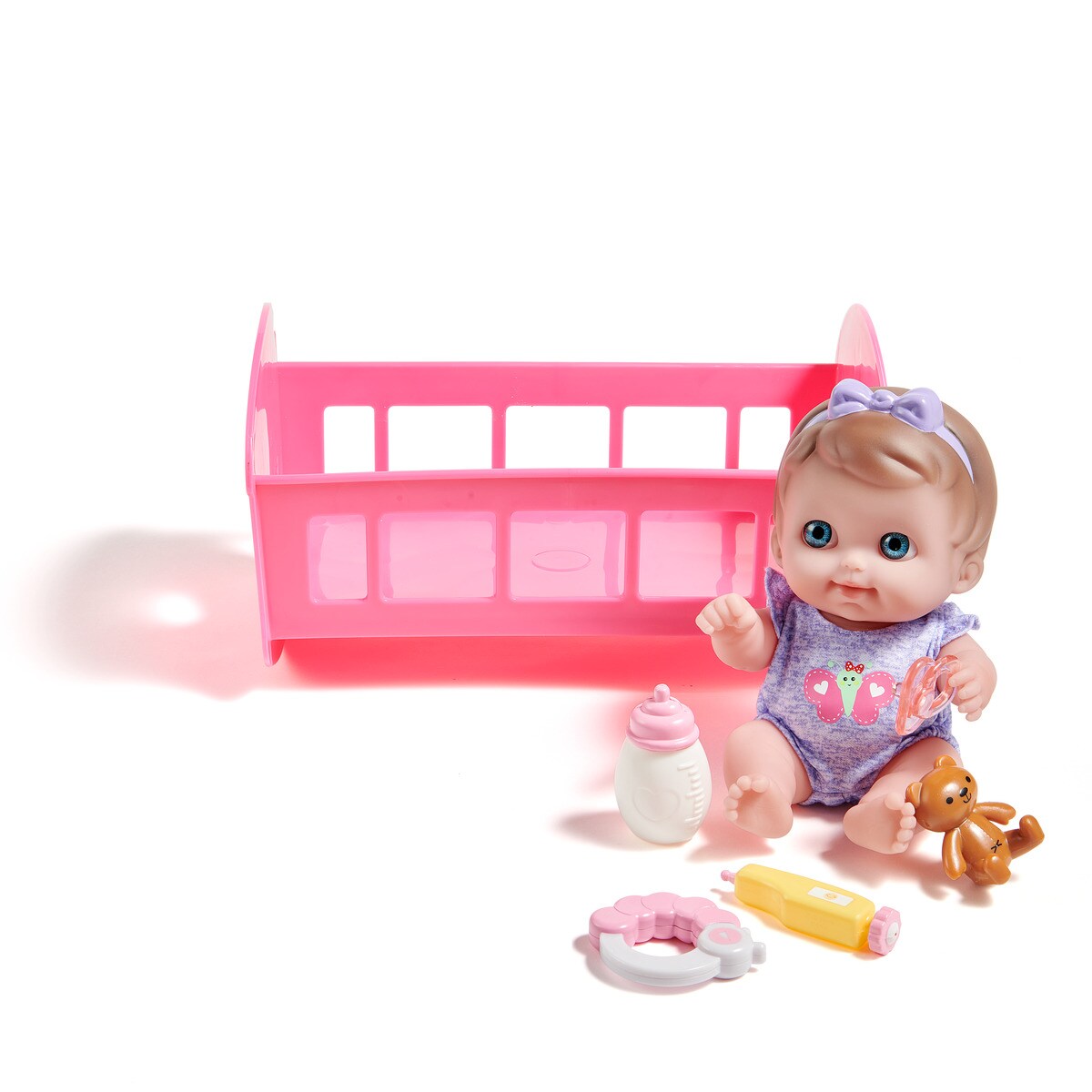 Boneca de bebé com berço 22,5 Cm El Corte Inglés 2