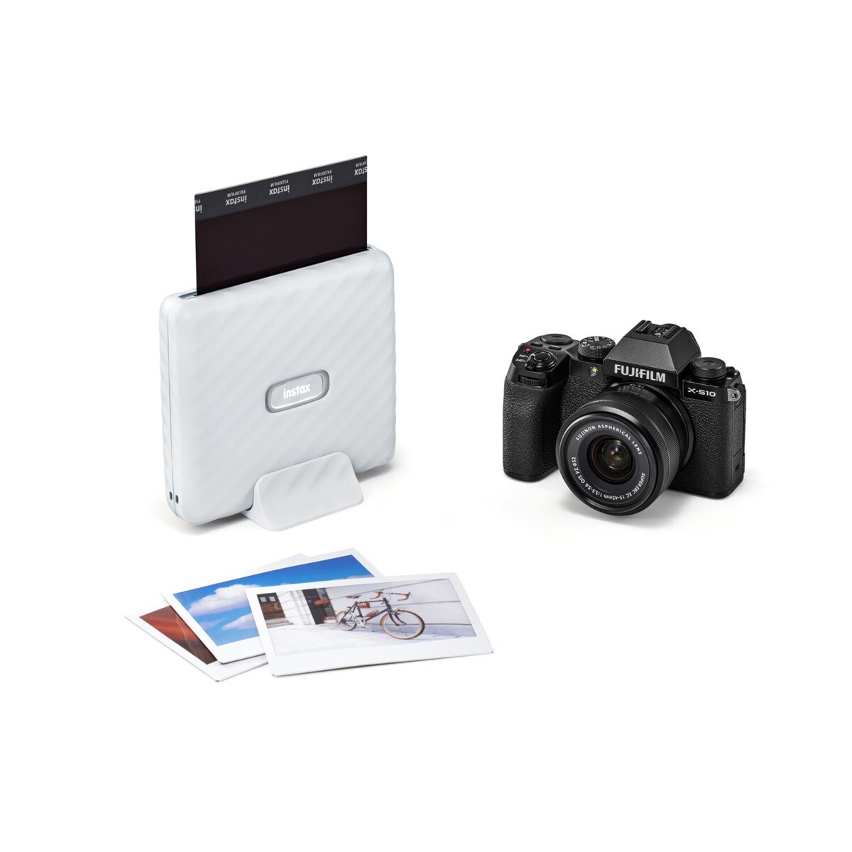Impressora Fotográfica Fujifilm Instax Link Wide Branco cinza-6
