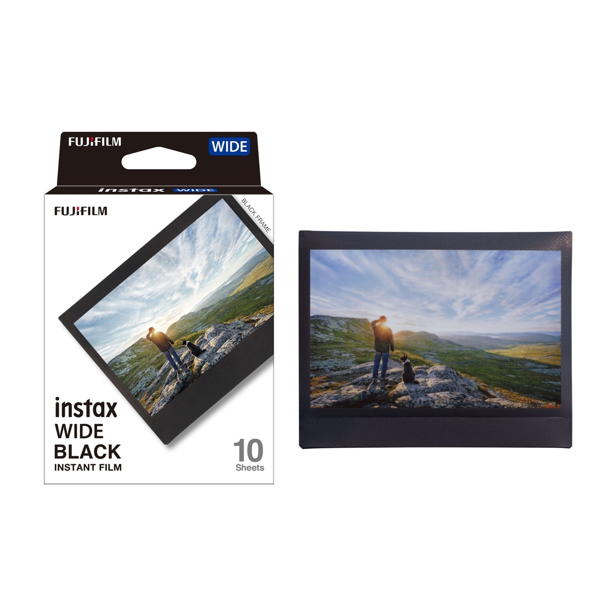 Película instantánea Fujifilm Instax Wide Black Frame WW1 3