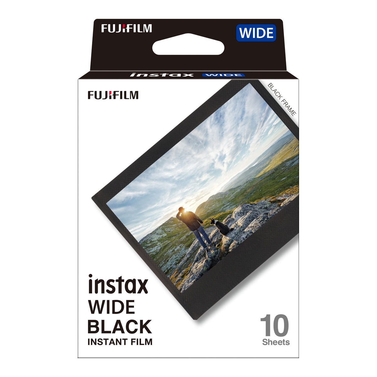 Imagen 0 de Película instantánea Fujifilm Instax Wide Black Frame WW1