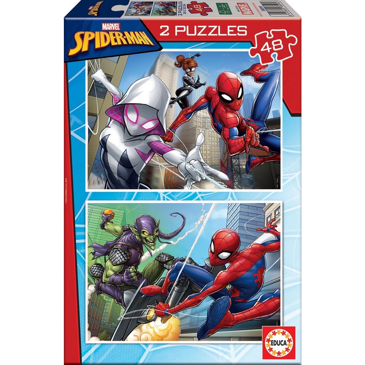 Puzzles 2x48 Spider-Man 1