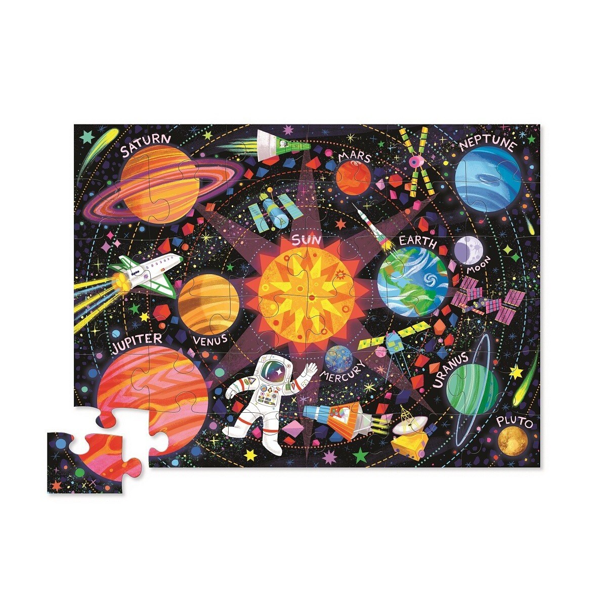 36-Pc Puzzle Space Explorer  Sigtoys 2