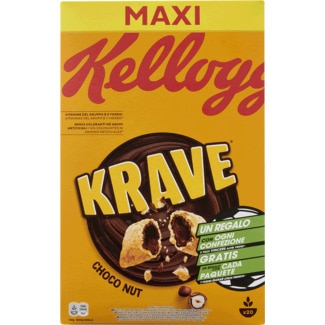Cereais com Chocolate de Avelã embalagem 600 g - Kellogg's Krave