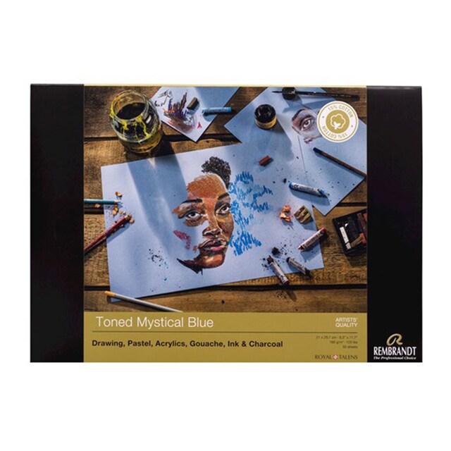 Imagem 0 de Papel Multitécnica Mystical Blue A4