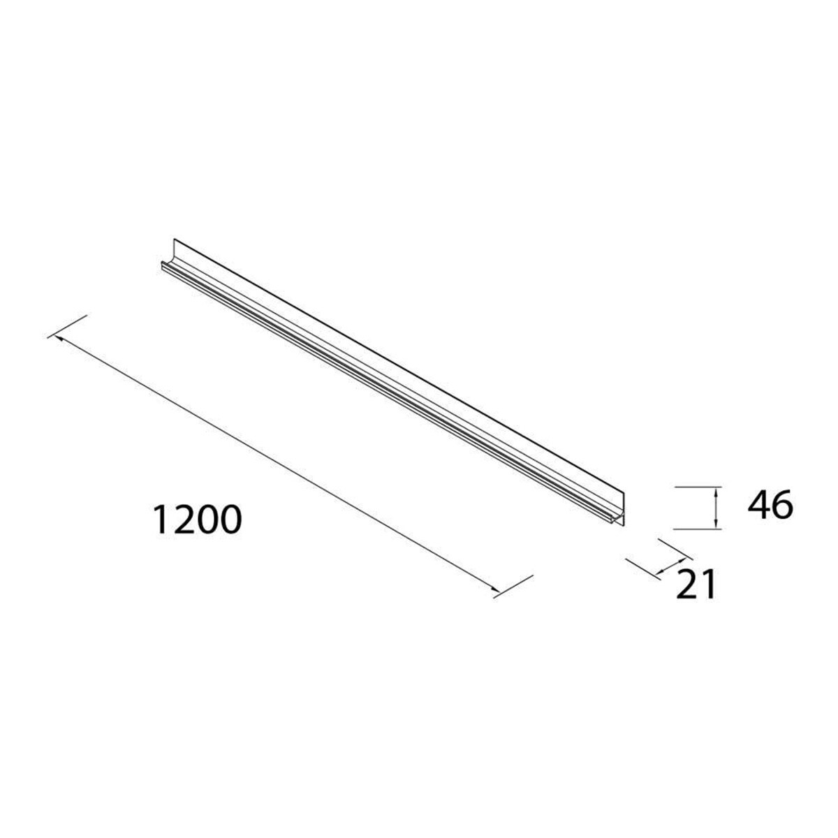 Puxador para móvel de casa de banho Spirit Salgar Cromado-2