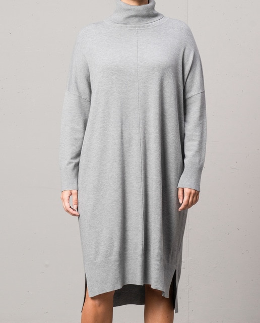 Imagen 0 de Vestido punto cuello vuelto