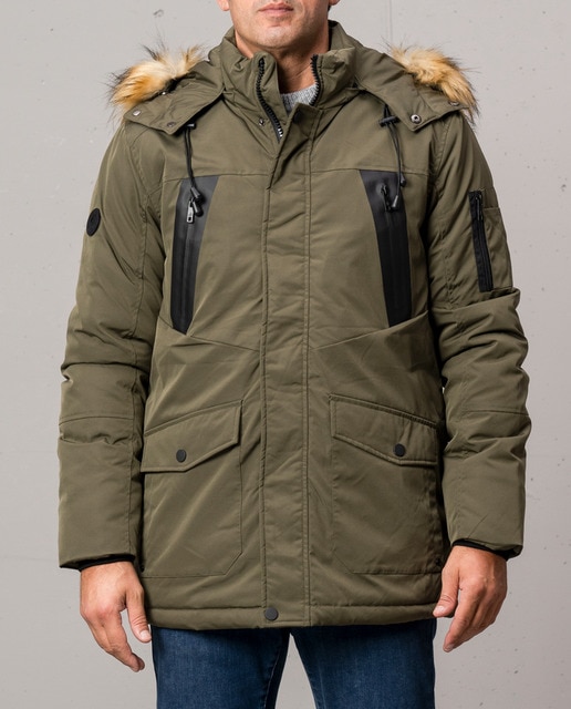 Imagen 0 de Parka color caqui