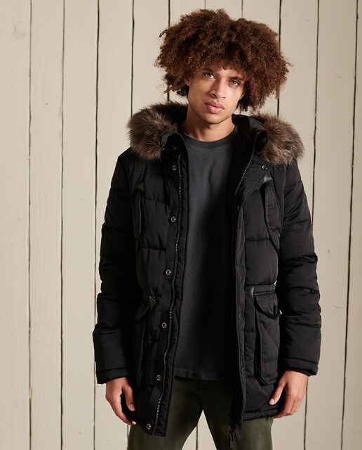 Parka de hombre Chinook con capucha y cremallera · Superdry · El Corte  Inglés