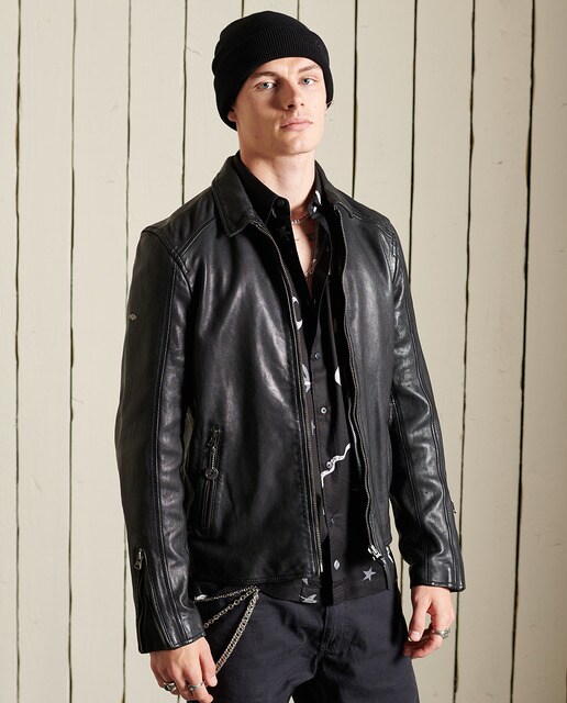 Chaqueta de hombre de piel Vintage Indie Coach · Superdry · El Corte Inglés