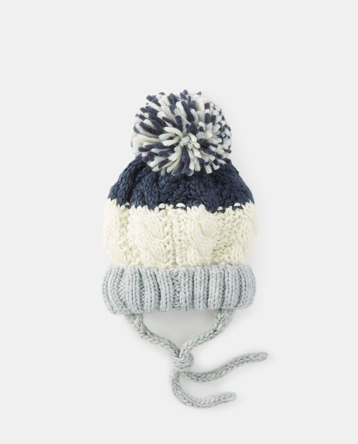 Gorro de bebé niño bloques color azul · Baby El Corte Inglés · El Corte  Inglés