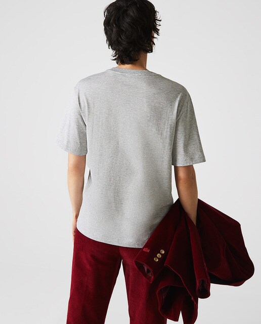 Camiseta de mujer en algodón ecológico con cuello redondo. · Lacoste · El  Corte Inglés