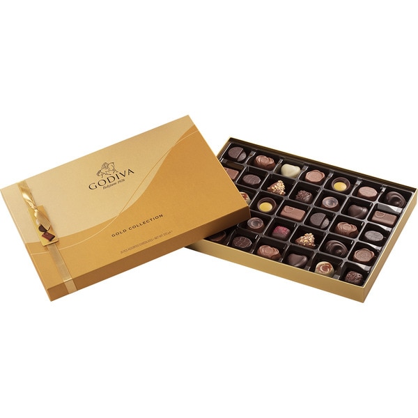 Bombones surtidos Gold collection 35 piezas estuche 372 g