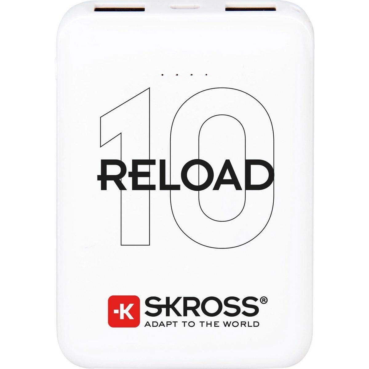 Imagem 0 de Powerbank Tamanho de Viagem Skross Reload 10, 10,000 mAh  - Branco