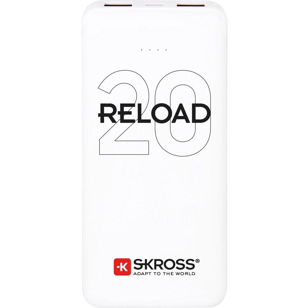 Imagem 0 de Powerbank Tamanho de Viagem Skross Reload 20, 20.000mAh  - Branco