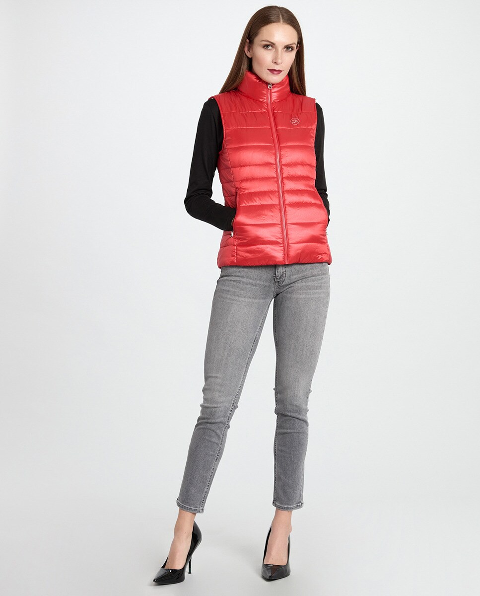 Chaleco de mujer acolchado con logo CK · Calvin Klein · El Corte Inglés