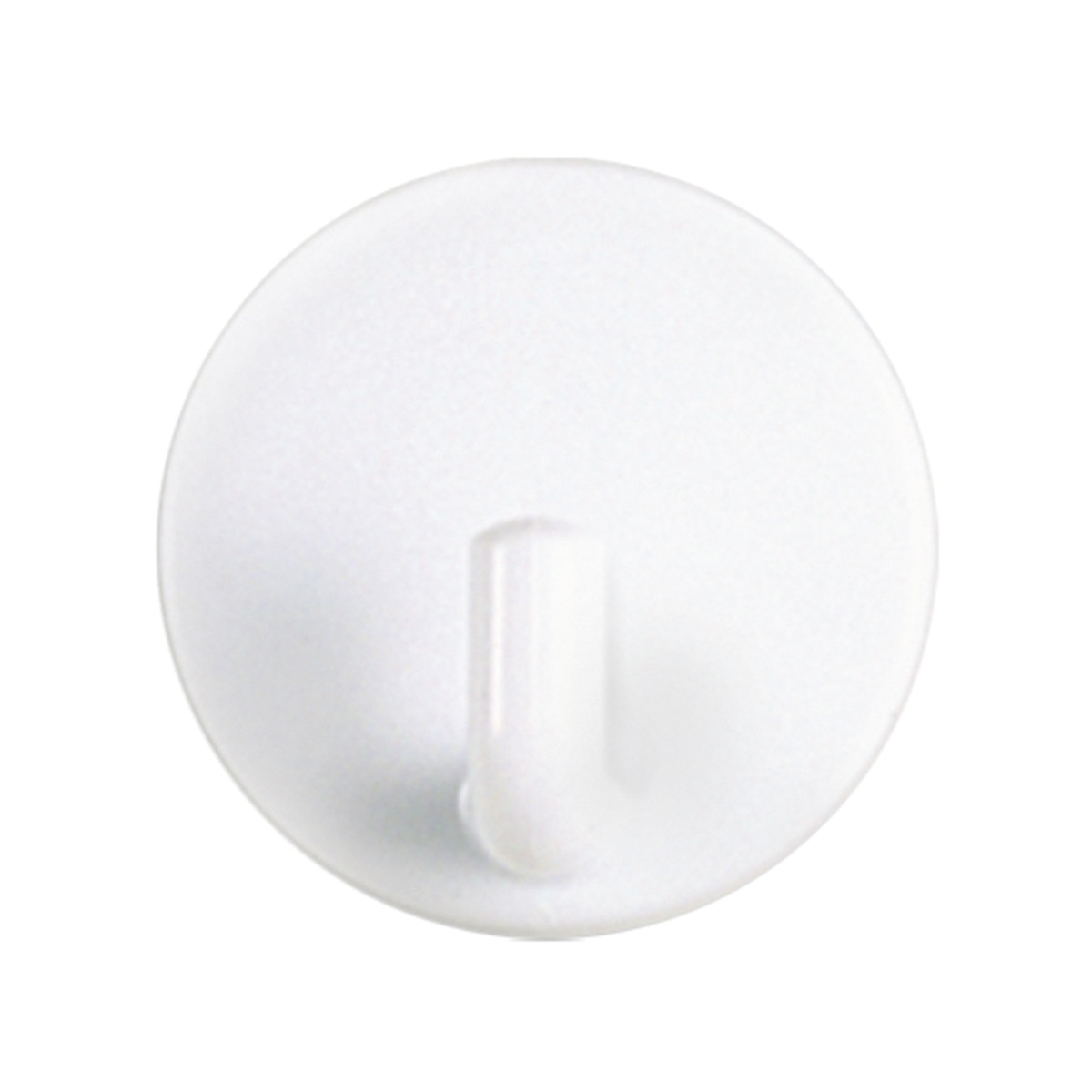 Colgador Adhesivo Simple Circle - 2 Uds Blanco-1