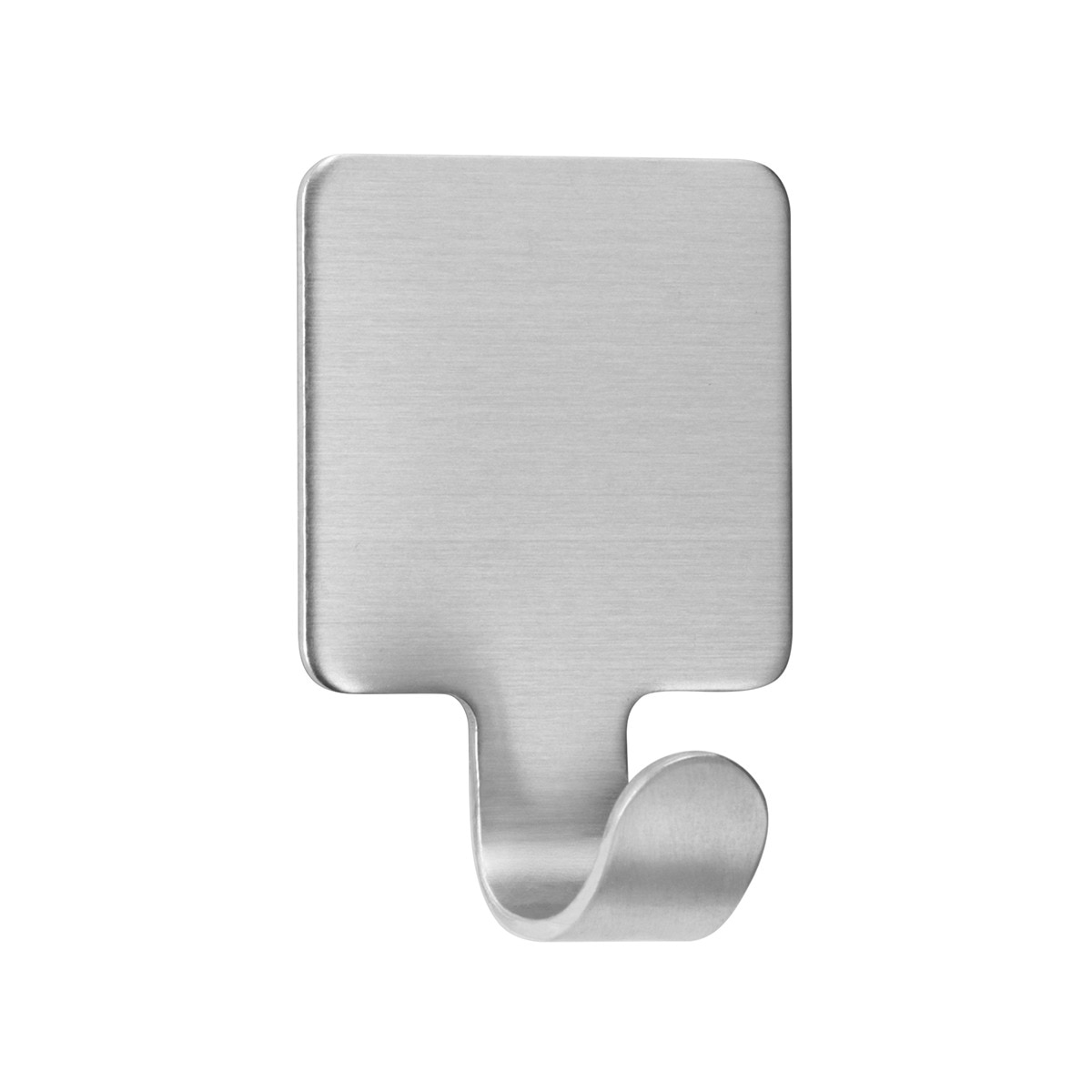 Colgador Adhesivo Acero Mate Plain - 2 Uds Acero mate-1