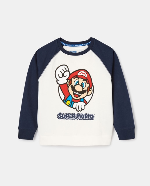 Sudadera de niño cerrada Mario Bross · Kids El Corte Inglés · El Corte  Inglés