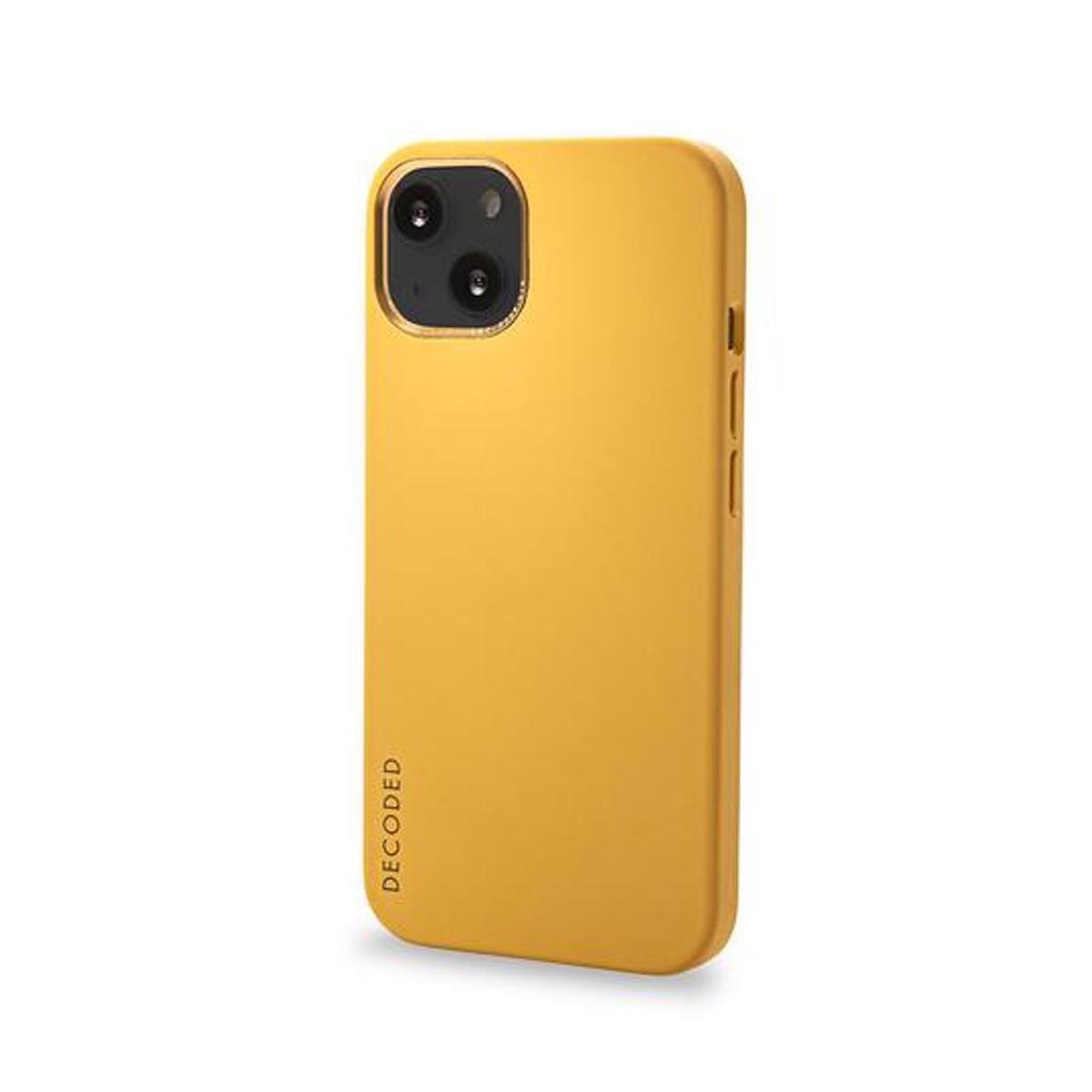 Capa em Silicone Decoded com MagSafe para iPhone 13 Pro -Amarelo 2