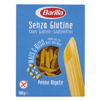 Massa Penne Rigate sem Glúten embalagem 400 g - Barilla