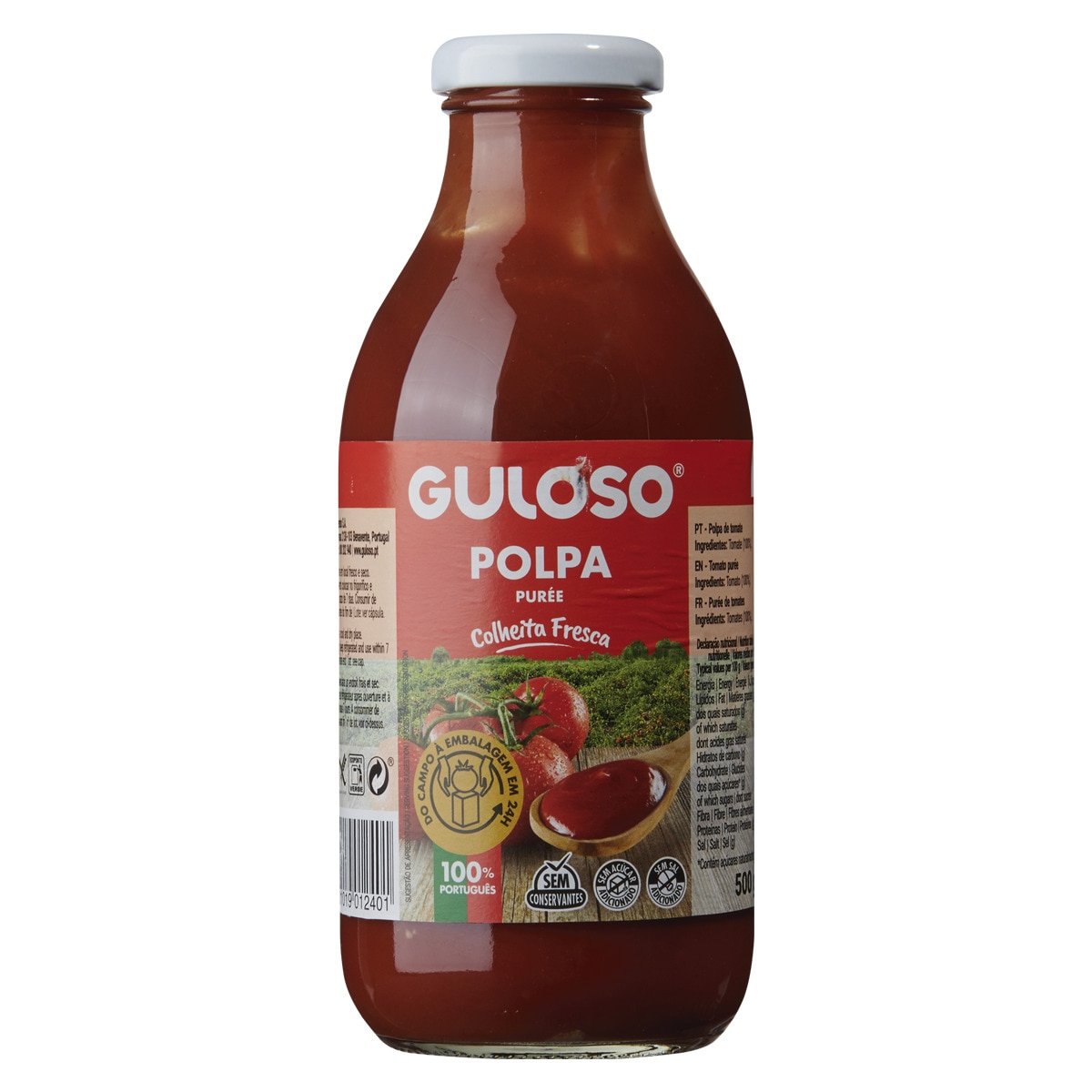 Polpa de Tomate Colheita Fresca garrafa 500 g