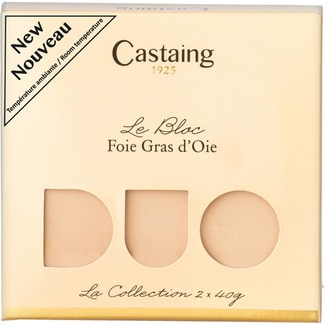 foie de oca estuche 2 unidades 40 g - Castaing