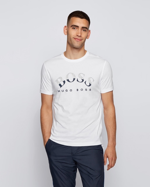 Camiseta de hombre blanca de manga corta · Boss · El Corte Inglés