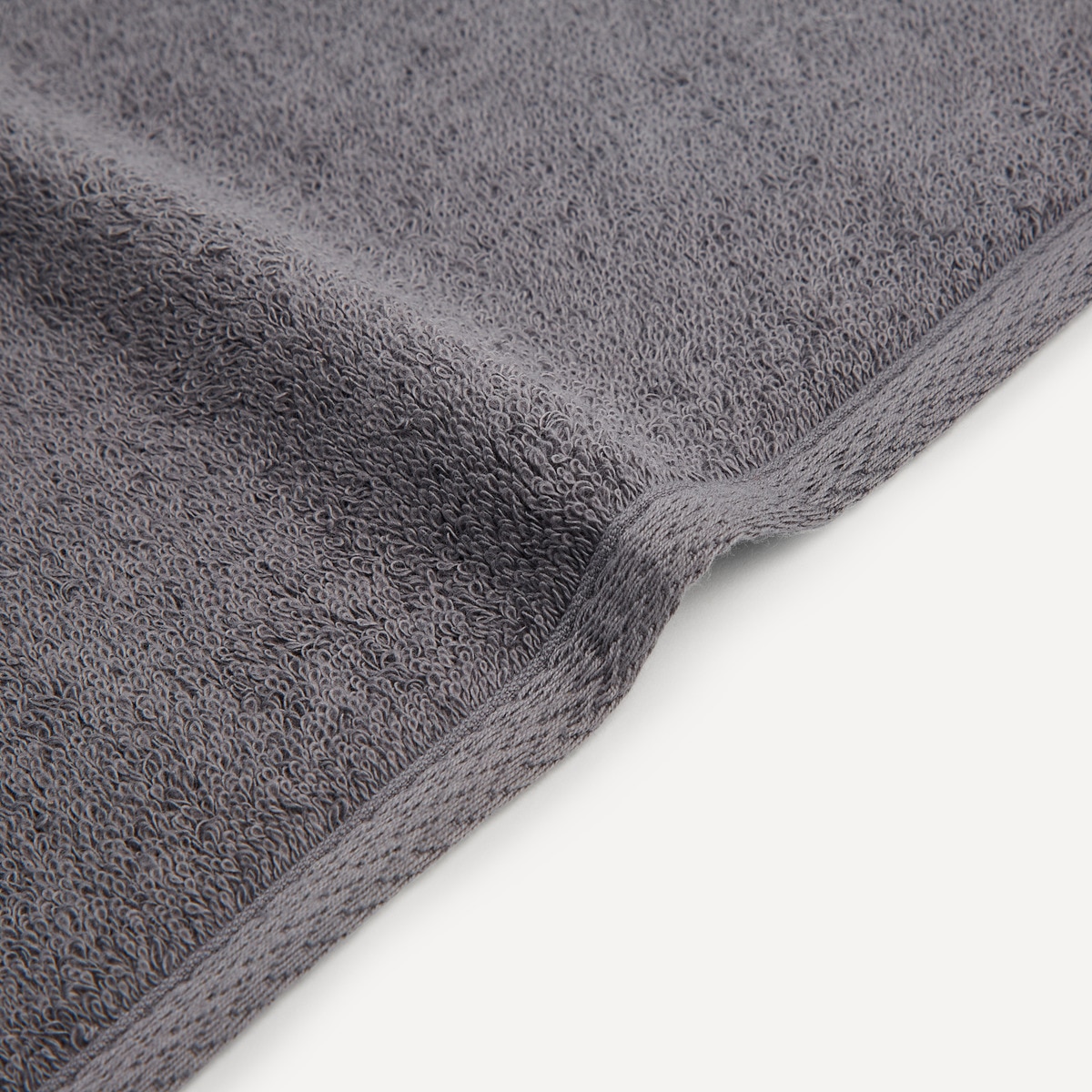 Toalha de banho de algodão extra-penteado 550 g/m2 Kashmir Antracite-2