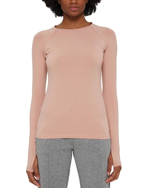 Camiseta de mujer deportiva manga larga con algodón orgánico · Esprit  Collection · El Corte Inglés
