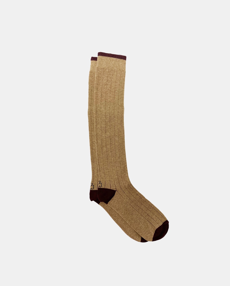 Chaussettes hautes Kiff Kiff côtelées