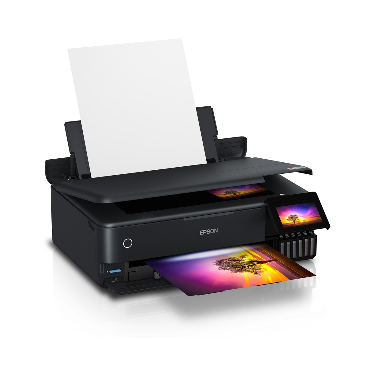 Impresora Multifunción rellenable tinta Epson EcoTank ET-8550, Ethernet y Wi-Fi Negro-4