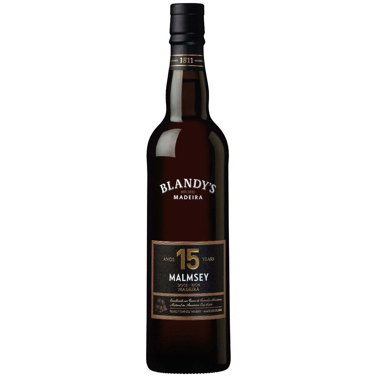 Vinho da Madeira 15 Anos Malmesey Rich garrafa 50 cl