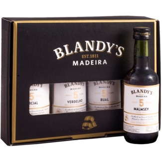 Vinho da Madeira Coleção de Miniaturas Pack 4 garrafa 5 cl - Blandy's