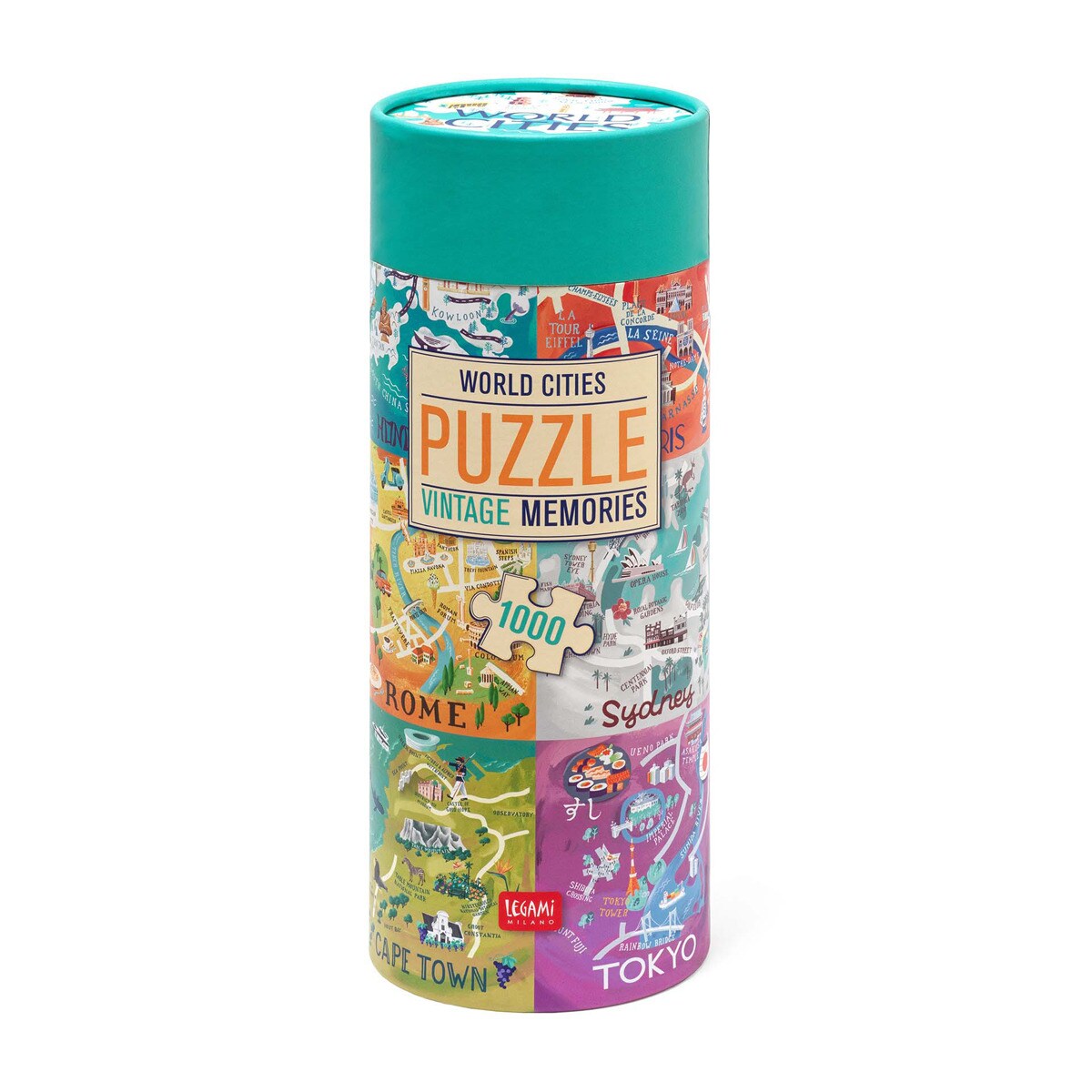 Puzzle 1000 Piezas Legami World Cities 1