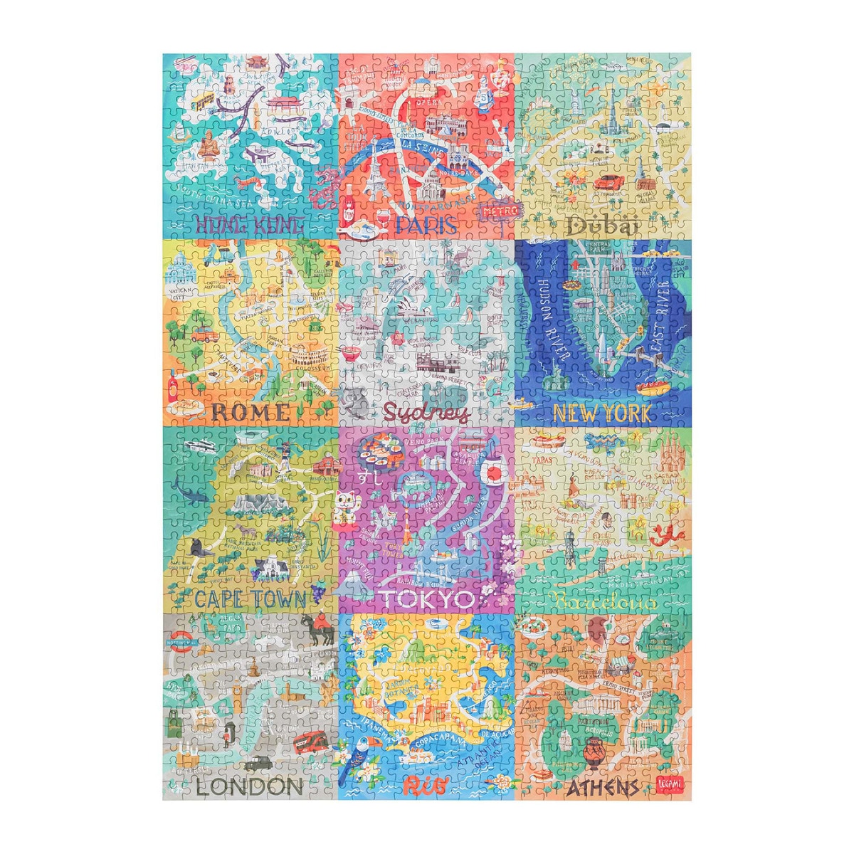 Puzzle 1000 Piezas Legami World Cities 2