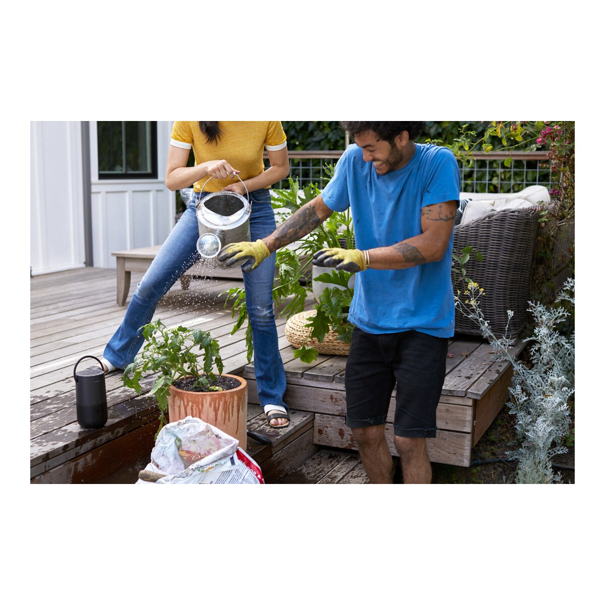 Altavoz portátil Bose Portable Home Speaker Wi-Fi y Bluetooth Negro-6