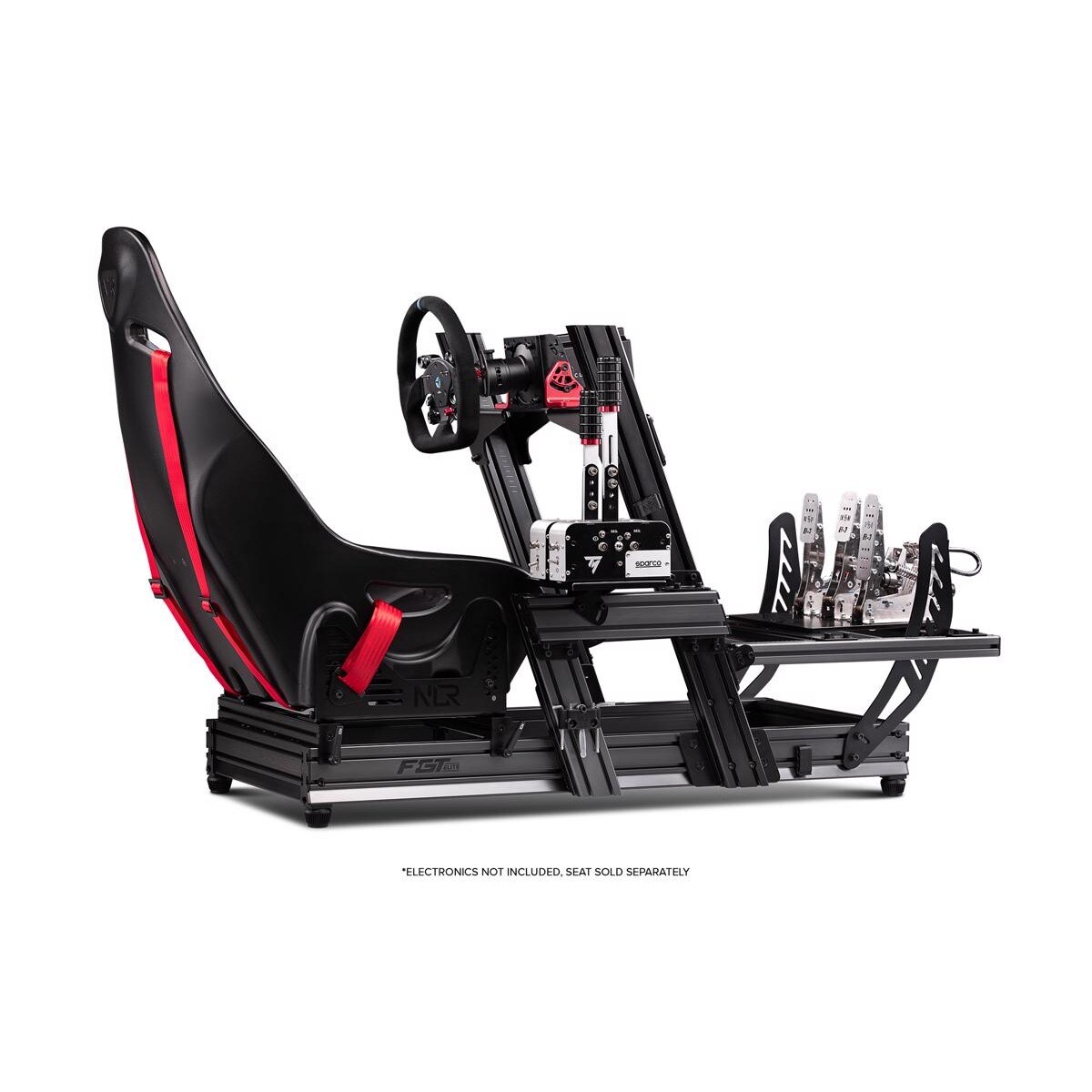 Simulador de Cockpit F-GT Elite Aluminium - Front & Side Mount Edition 5