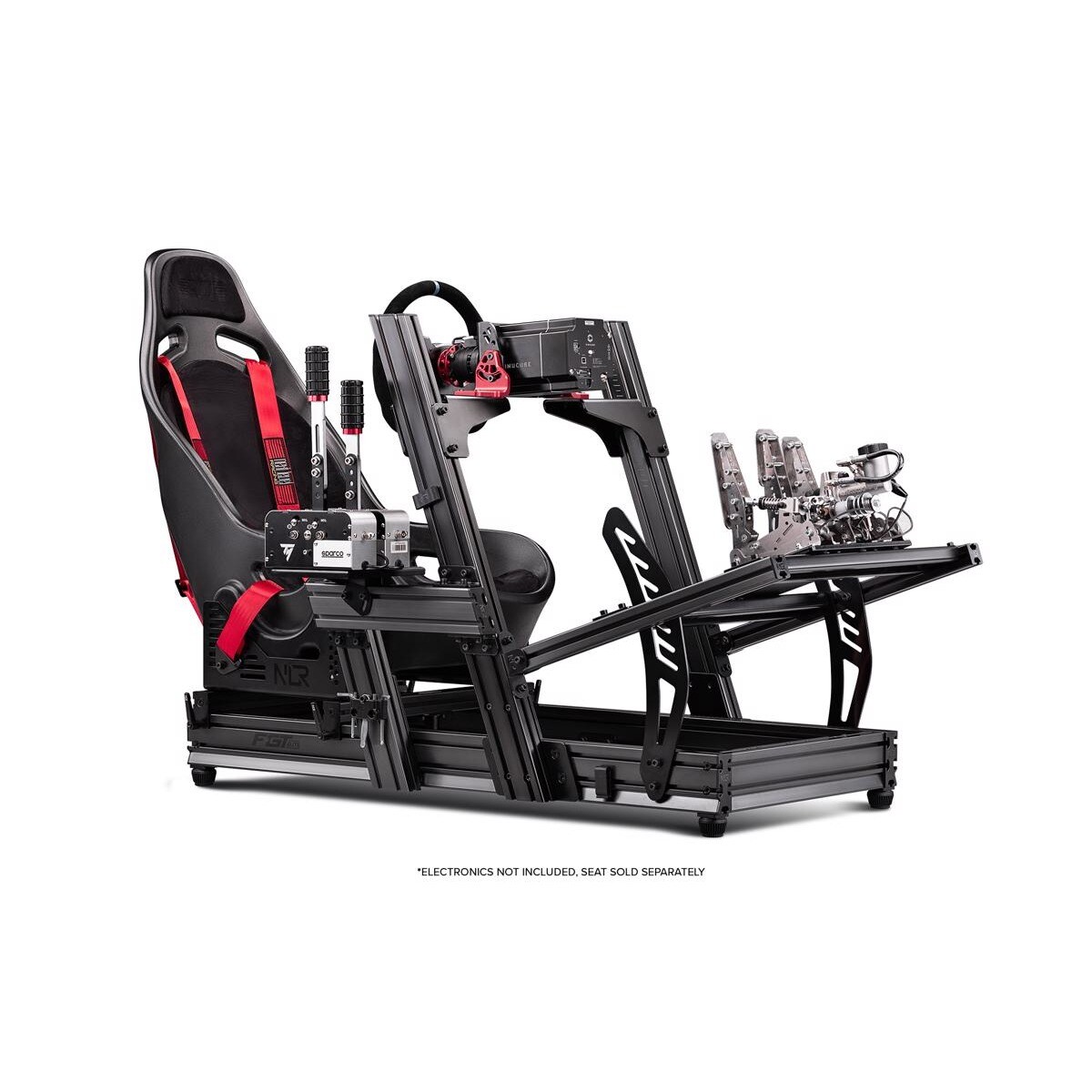 Simulador de Cockpit F-GT Elite Aluminium - Front & Side Mount Edition 1