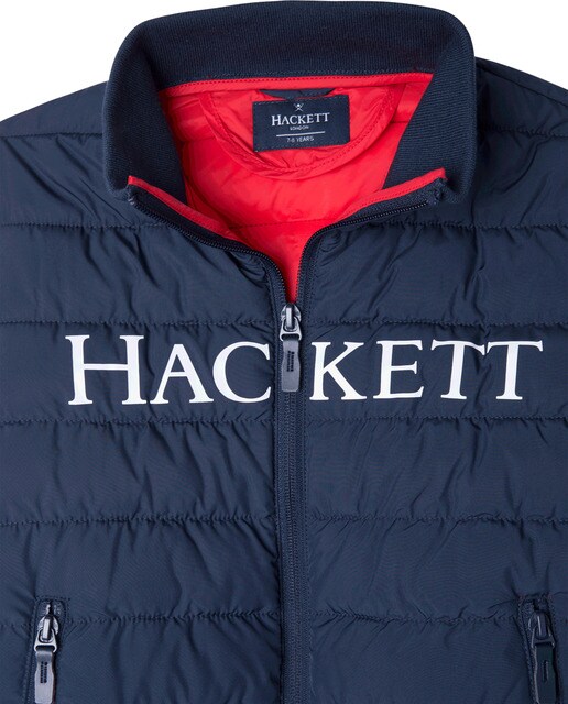 Cazadora de niño híbrida en azul marino · Hackett · El Corte Inglés