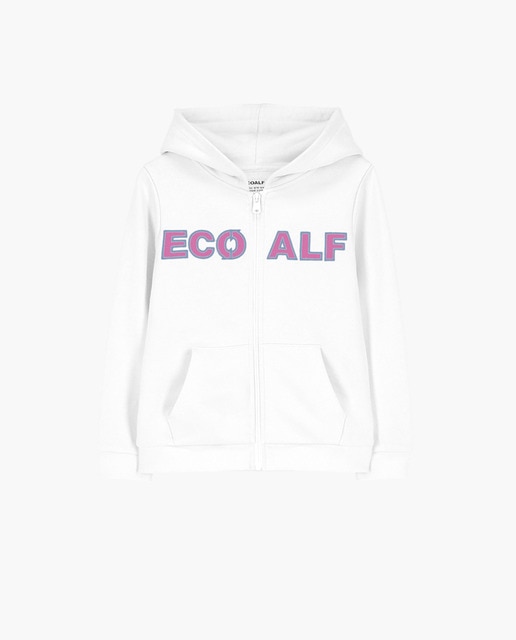 Imagen 0 de Sudadera con capucha niña y cierre con cremallera