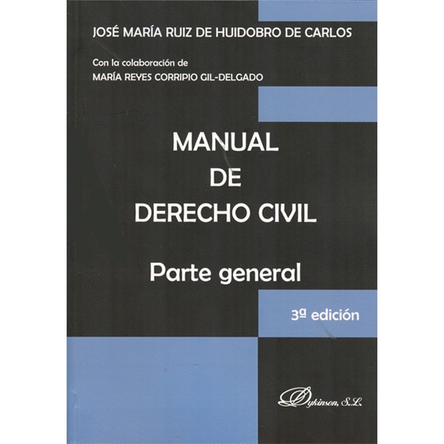 Manual de derecho civil. Parte general(Tapa blanda) 1