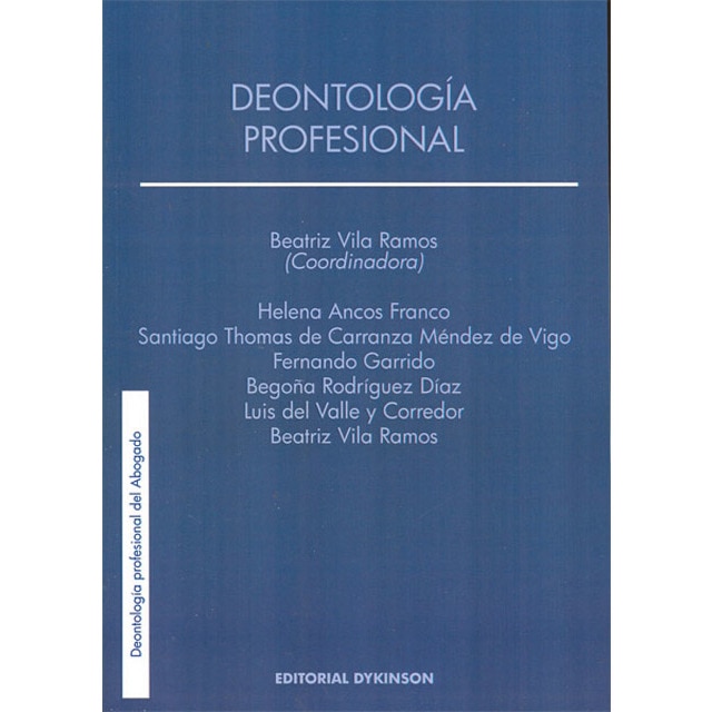 Deontología profesional(Tapa blanda) 1