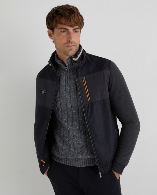 Chaqueta deportiva de hombre slim gris soft acolchada · Florentino · El  Corte Inglés